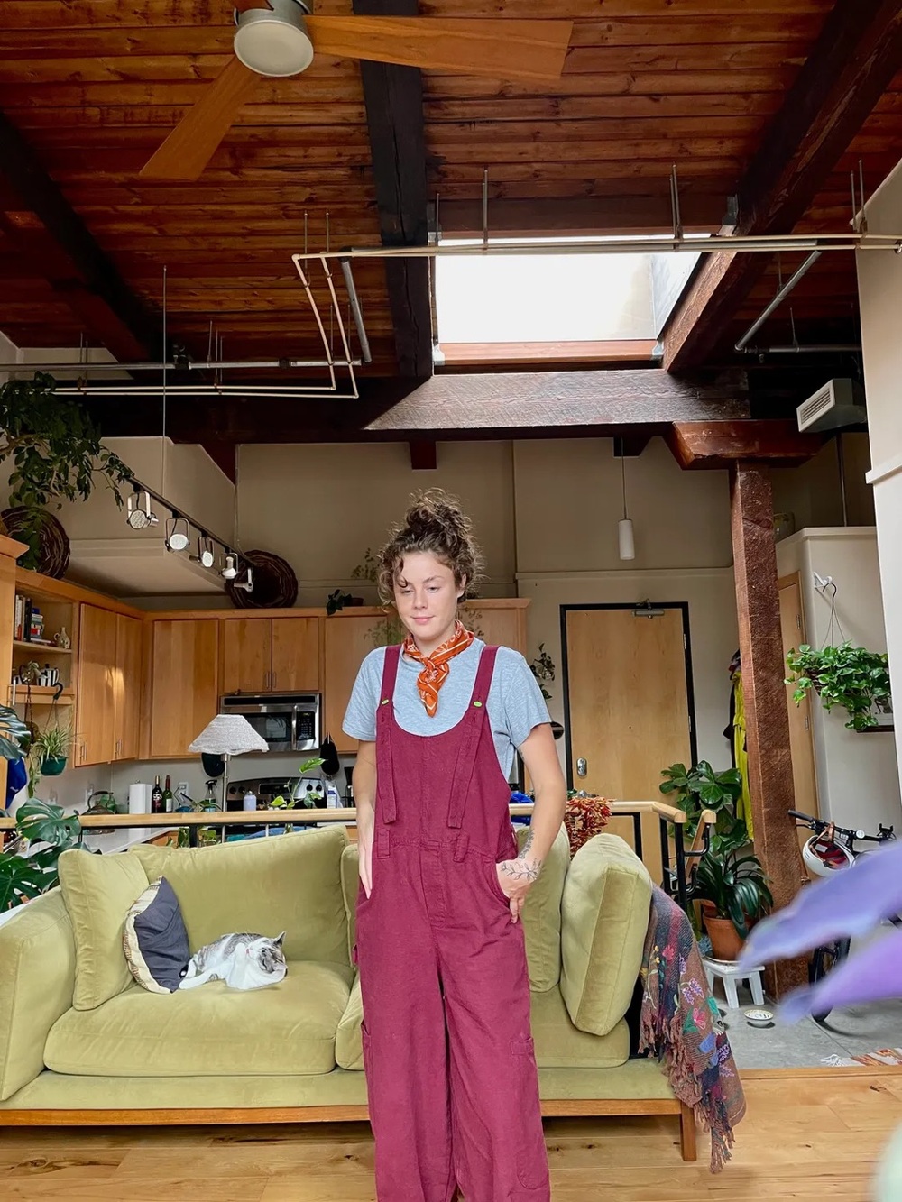 Meals Clothing Los Angeles Sz XS Wine Overalls
